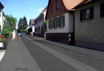 Neugestaltung der Steinkreuzstrasse - (Visualisierung: G. Hell)