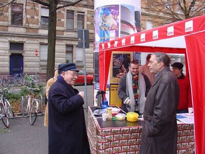 Gluehweinstand des OV