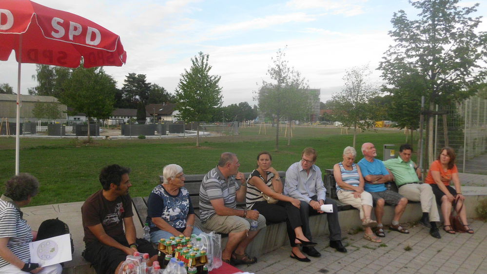 Stand am Garten der Religionen SPD Karlsruhe